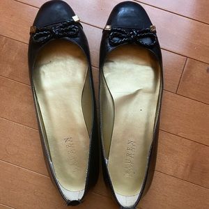 Ralph Lauren Black Flats
